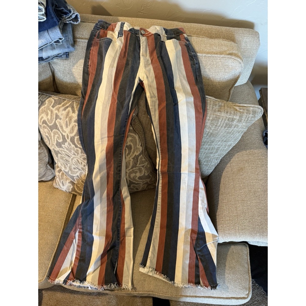 Wisteria lane flare womens pants size L